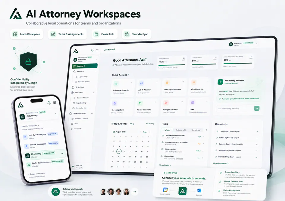 AI Attorney case study interface