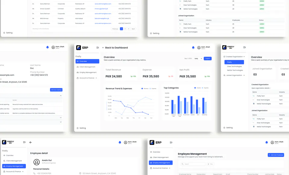 Firefly ERP product preview